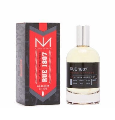 Billy subtly announces himself via Niven Morgan's Rue 1807. Available at Nivenmorgan.com.
