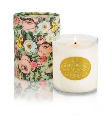 You'll often smell a Lafco candle burning at Hillery's well-appointed home. Available at Lafco.com.