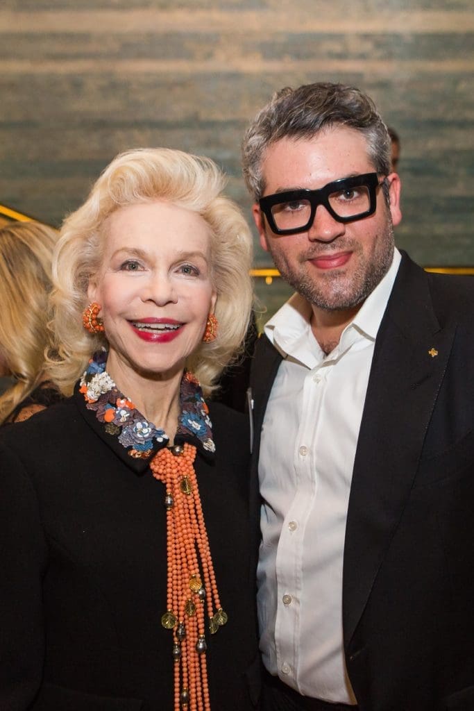 Lynn Wyatt, Brandon Maxwell at the Texas Medal of Arts Awards in Austin. (Tyler Schmitt Photo)