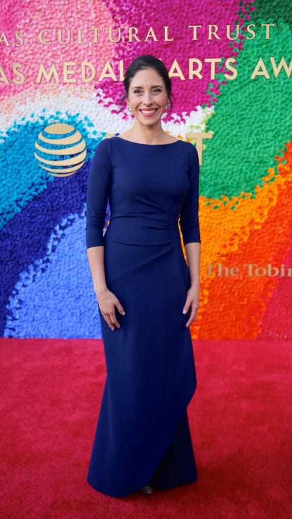 Texas Cultural Trust executive director Heidi Marquez at the Texas Medal of Arts Awards in Austin. (Miguel Angel photo)