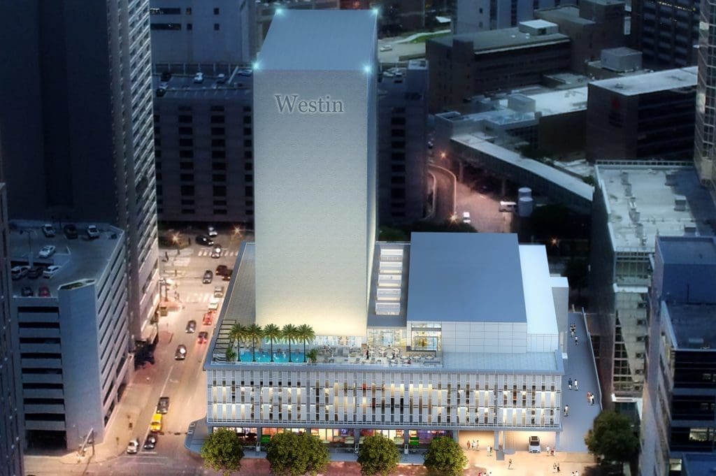 High-Profile New Hotel Works to Save a Historic Tower in Texas Medical Center