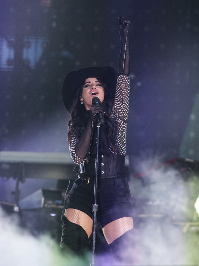 Camila Cabello got to play cowgirl for the night. (Photo by F. Carter Smith )