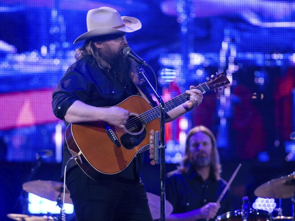 Stapleton started off with a major song.  (Photo by F. Carter Smith )