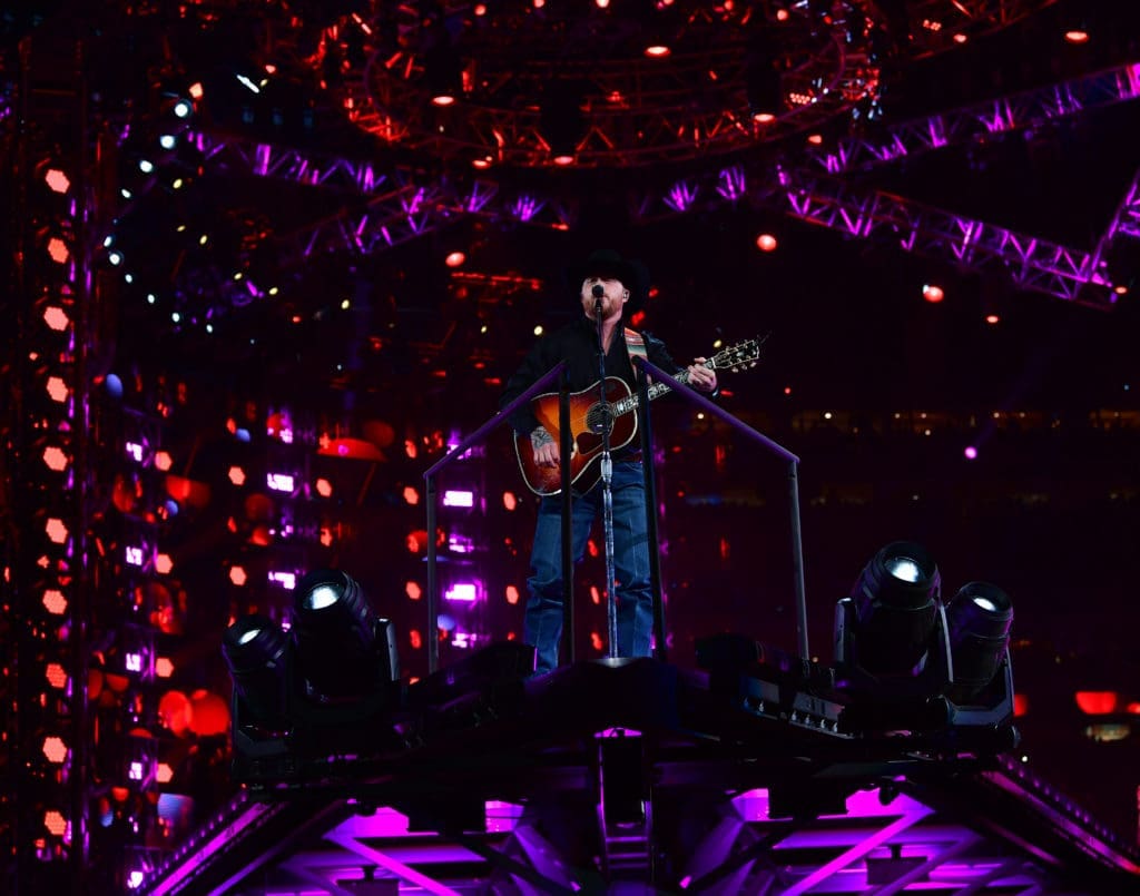 Cody Johnson's voice stood out over the Rodeo Houston theatrics. (Photo courtesy Houston Livestock Show and Rodeo)
