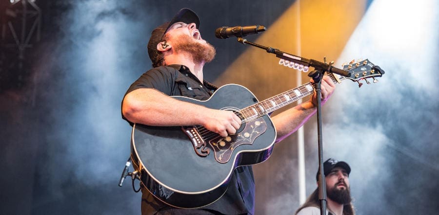 Luke Combs always brings plenty of energy to the stage.
