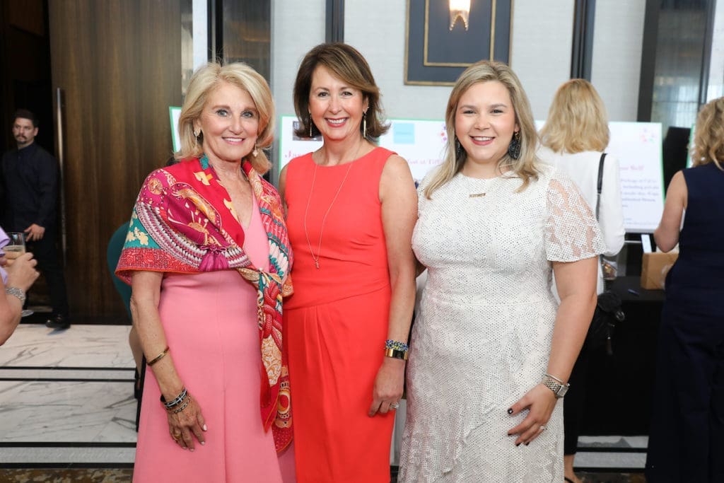 Denise Monteleone, Ileana Trevino, Mari Trevino at the Children's Assessment Center Spirit of Spring luncheon.
