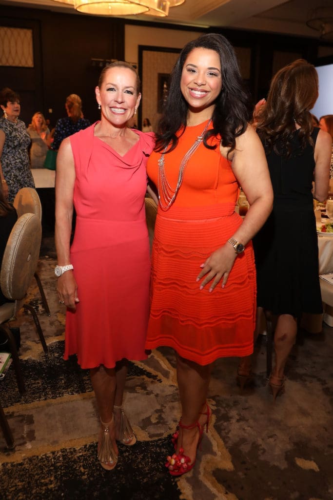 Rosemary Schatzman, Lauren Randle  at the Children's Assessment Center Spirit of Spring luncheon.