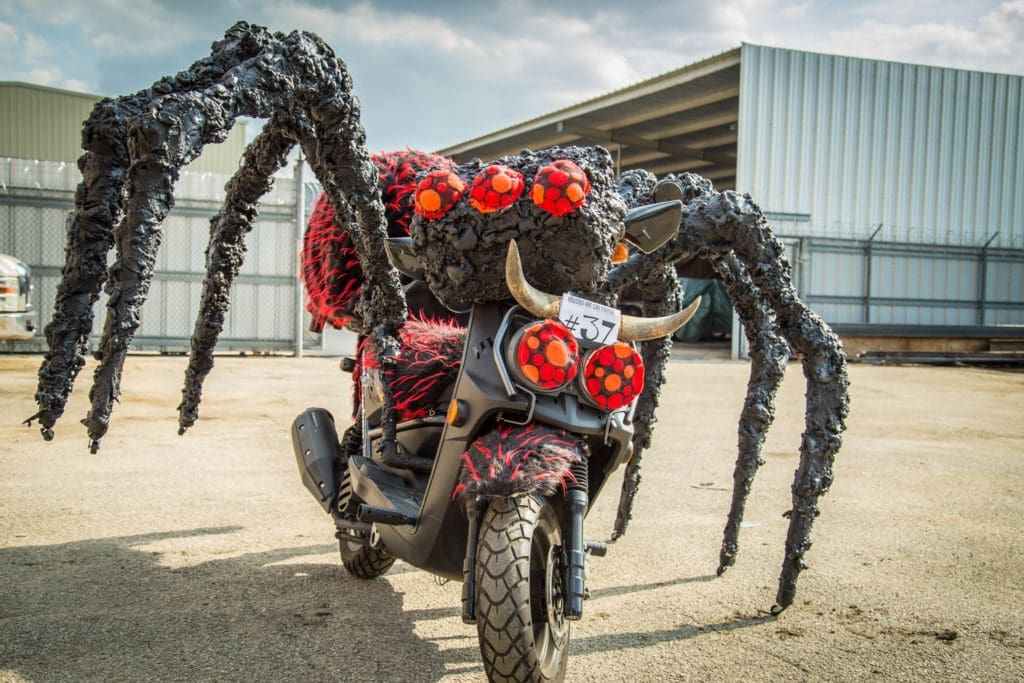 William Workman's "Spooter the Spider Scooter," from right here in Houston