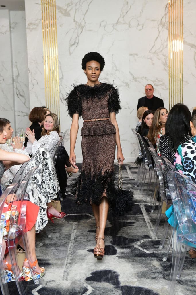 A selection of fall looks were included in the Michael Kors fashion luncheon at Saks Fifth Avenue. (Photo by Daniel Ortiz)