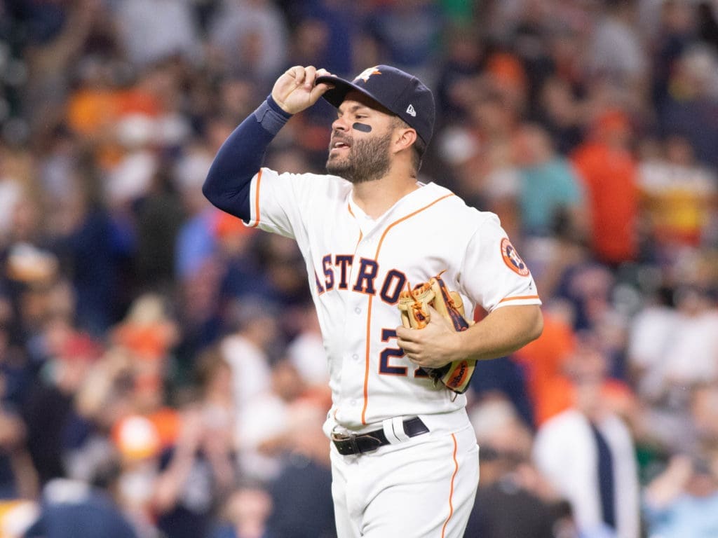 Jose Altuve never imagined he'd hit 100 home runs in the Major Leagues. But he's just getting started in some ways. (Photo by F. Carter Smith)