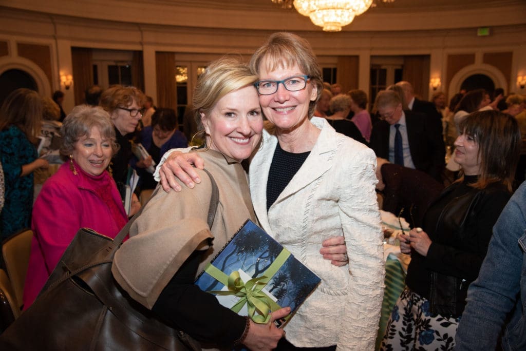 Dr. Brené Brown, Terry Huffington at The Jung Center spring benefit. (Photo by Alexander's Fine Portrait Design, Alexandersportraits.com)