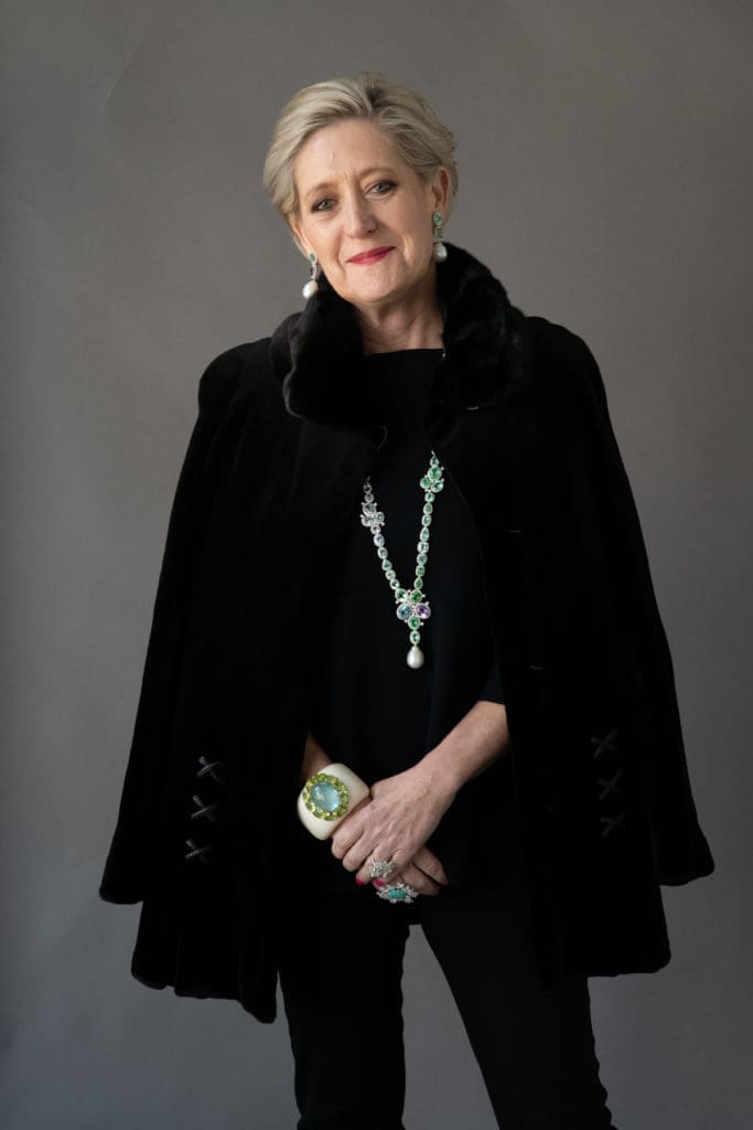 Fourth generation Australian jeweler Margot McKinney swings through Houston on a wave of pearls and colored gemstones.