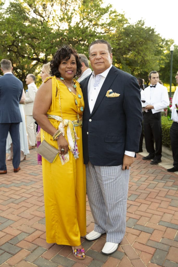 Demetra & Frank Jones at the Hermann Park Conservancy Evening in the Park. (Photo by Jenny Antill Clifton)