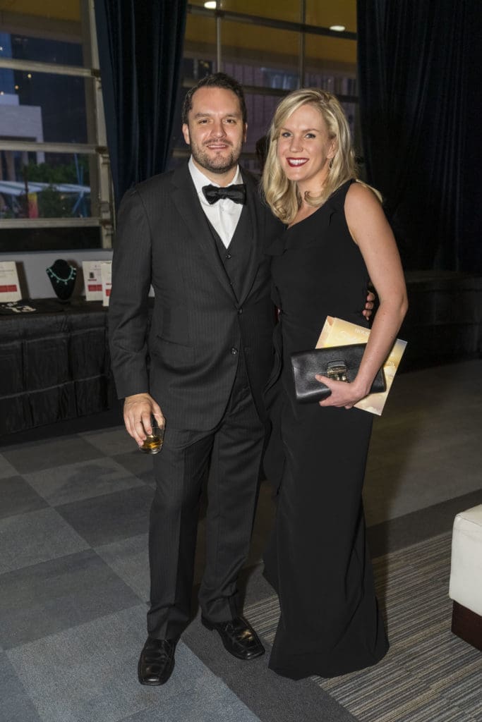 Eric Martinez, Emilie Meisner at the Joe Niekro Foundation Knuckle Ball. (Photo by Nikki Rosenberg)
