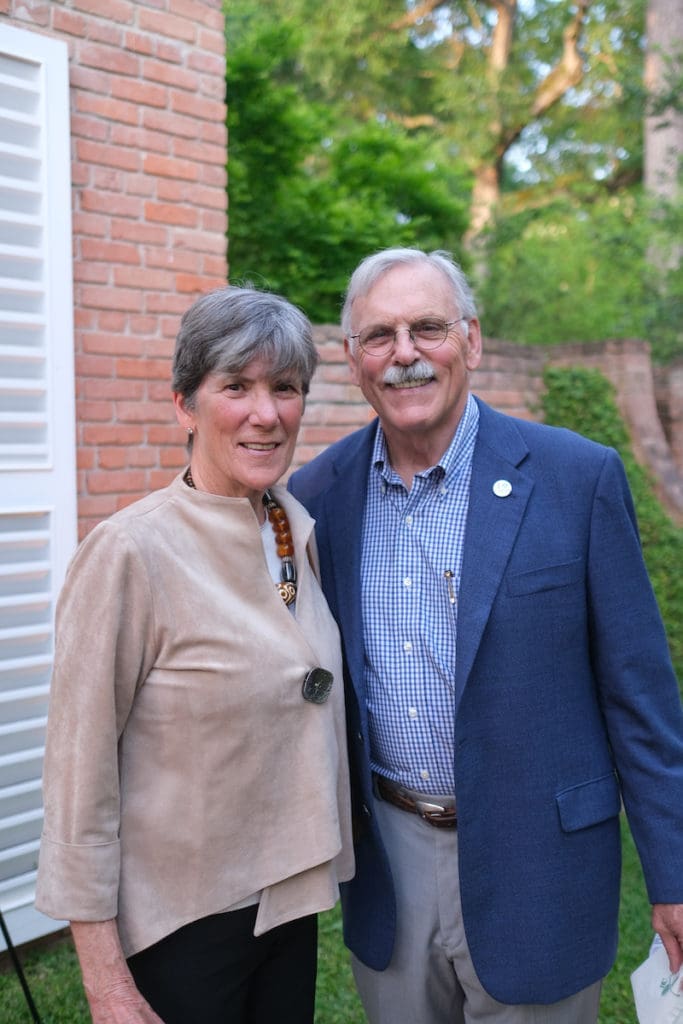 Kay & Bill Van Wie at the Trees for Houston Root Ball is packed.  (Photo by Daniel Ortiz)   