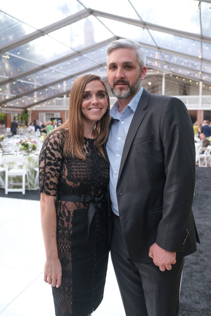 Megan Newston, Joseph Keefe at the Trees for Houston Root Ball. (Photo by Daniel Ortiz)