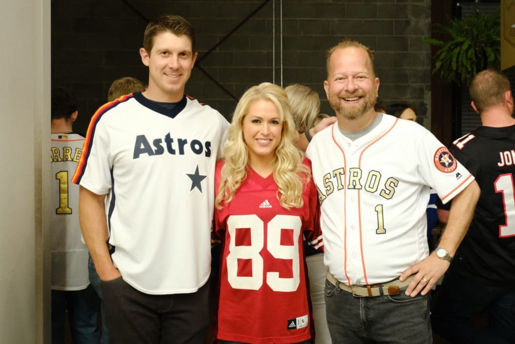Garrett & Ericka Graham, Chris Seay at the Project 88 Gala at Ecclesia. (Photo by Daniel Ortiz)