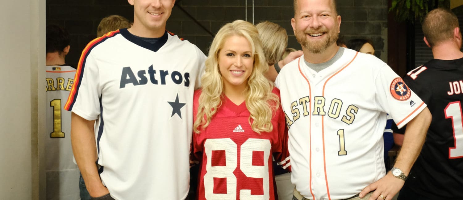 Garrett & Ericka Graham, Chris Seay at the Project 88 Gala at Ecclesia. (Photo by Daniel Ortiz)