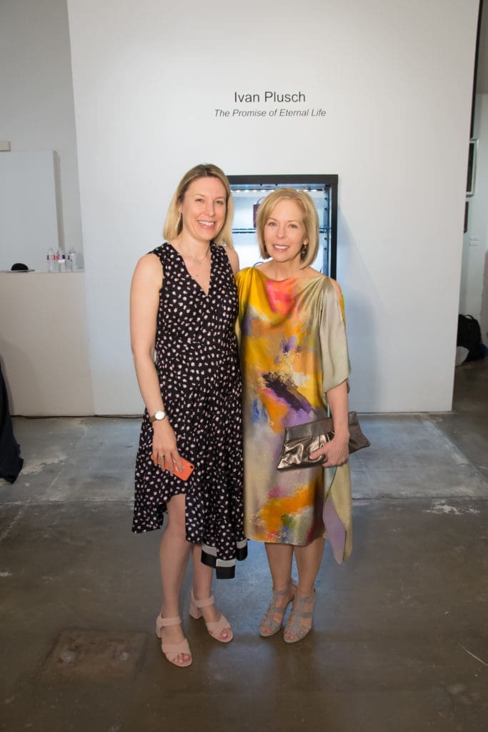 Sarah Sutton, Karen Sumner at Heritage Auctions' Spring 2019 Luxury Accessories Preview at Deborah Colton Gallery (Photo by Emile C. Browne)