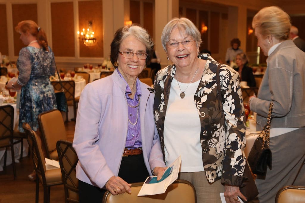 Jane Block, Kathrine McGovern at the  PARTNERS luncheon benefiting the Cizik School of Nursing at UTHealth. (Photo by Priscilla Dickson)