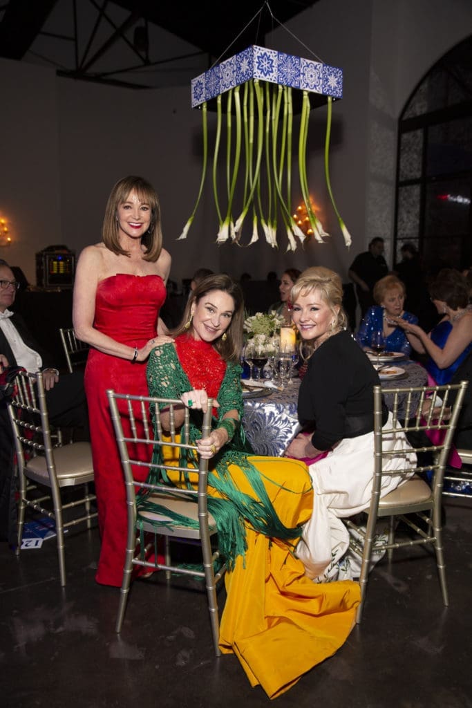Janet Gurwitch, Becca Cason Thrash, Whitney Crane at the Houston Grand Opera Ball. (Photo by Jenny Antill)
