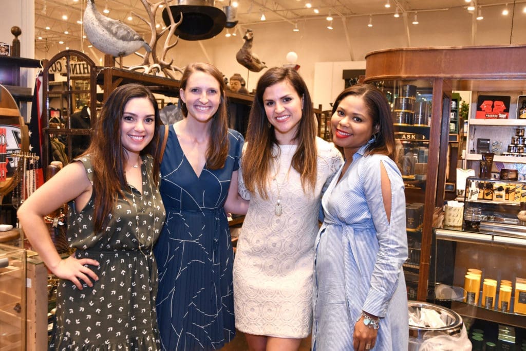Jessica Ansel, Allison Baker, Angela Robles, Shataria Greene at the American Heart Association Shop with Heart Card launch. (Photo by Alejandro Montoya)