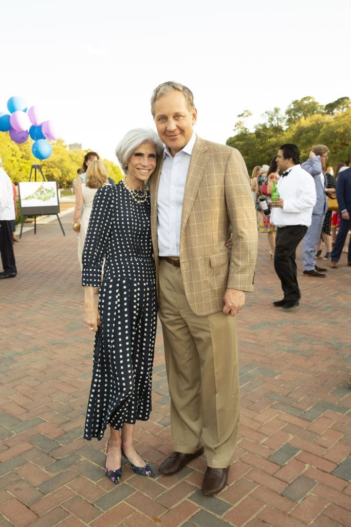 Judy & Scott Nyquist at the Hermann Park Conservancy Evening in the Park. (Photo by Jenny Antill Clifton)