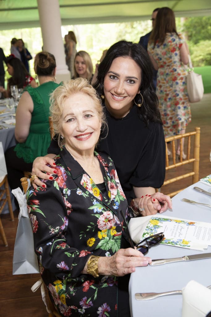 Mary Kickerillo, Kelli Kickerillo at the Bayou Bend Fashion Show & Luncheon. (Photo by Jenny Antill Clifton)