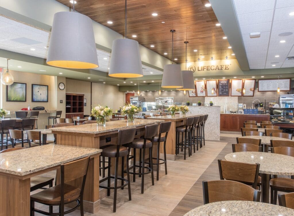 LifeCafe promotes healthy eating with tons of tasty options. 