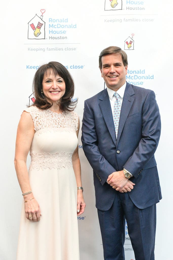 Chairs Dana O'Brien and Dan Connally at the Ronald McDonald House Spirit of Hope luncheon. (Photo by Daniel Ortiz)