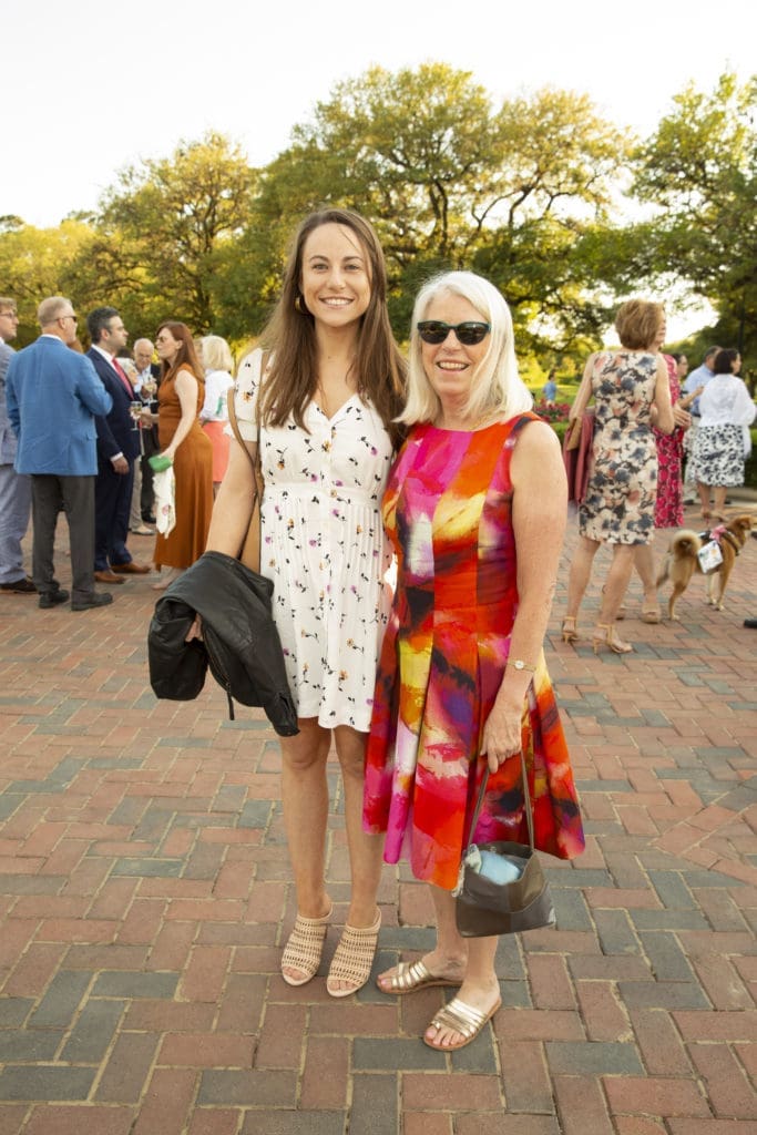 Stephanie Gilliam, Janet Clark  at the Hermann Park Conservancy Evening in the Park. (Photo by Jenny Antill Clifton)