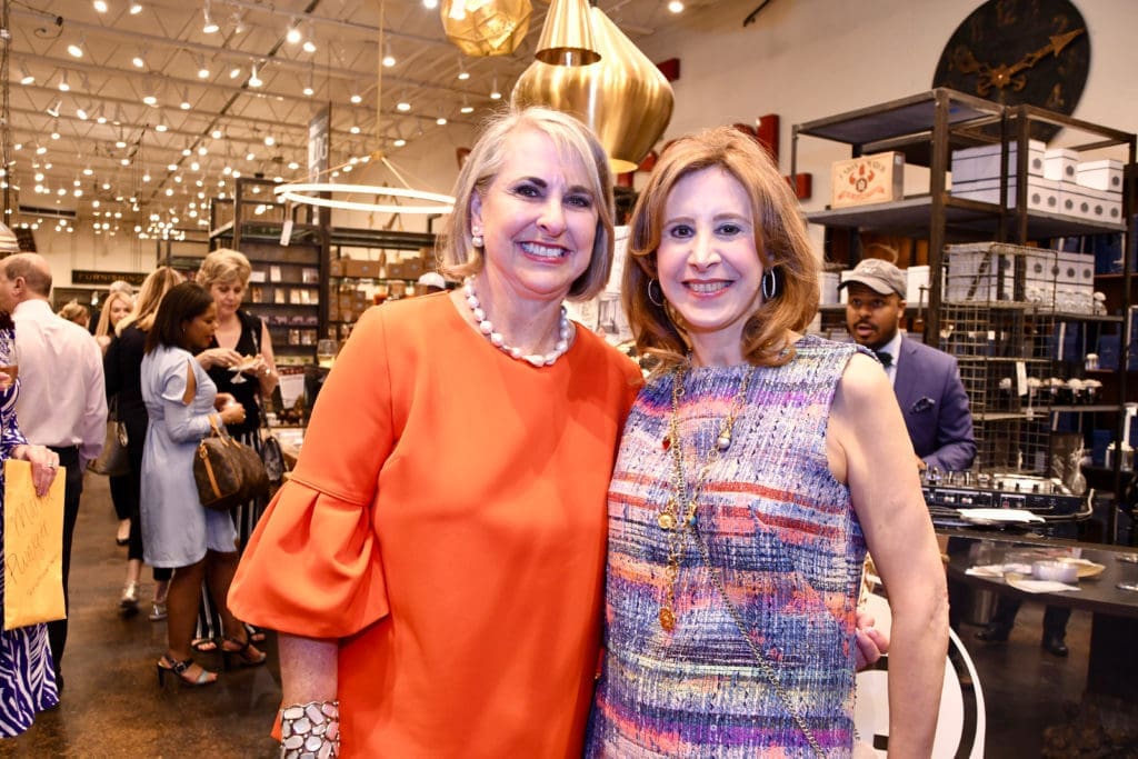 Susan Hansen, Vicki West at the American Heart Association Shop with Heart Card launch. (Photo by Alejandro Montoya)