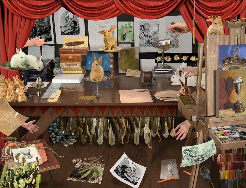 Torrie Groening’s “Museum of the Senses for an Artist (Touch),” 2007 at Foto Relevance. The Canadian artist is one of the most exciting talents to watch in contemporary photography for her amalgamation of camera arts and drawing. (Courtesy of the artist and Foto Relevance, Houston)  