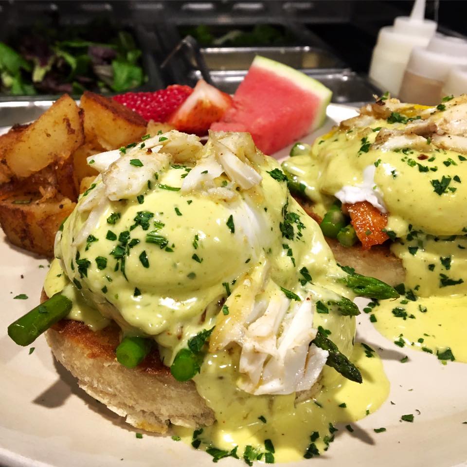 Cappy's eggs Benedict are a sight to behold. 