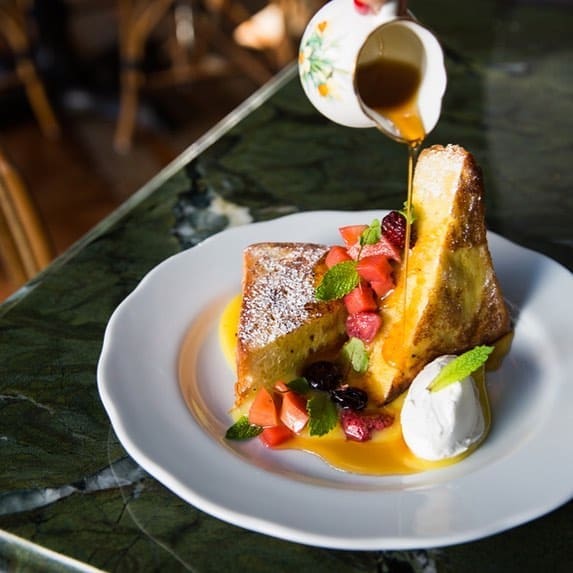 Emmaline in Houston has epic French toast. 