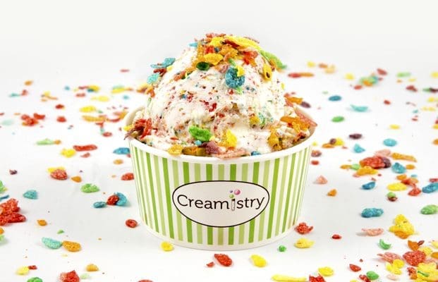 Creamistry makes crazy ice cream concoctions with liquid-nitrogen. Courtesy of Creamistry