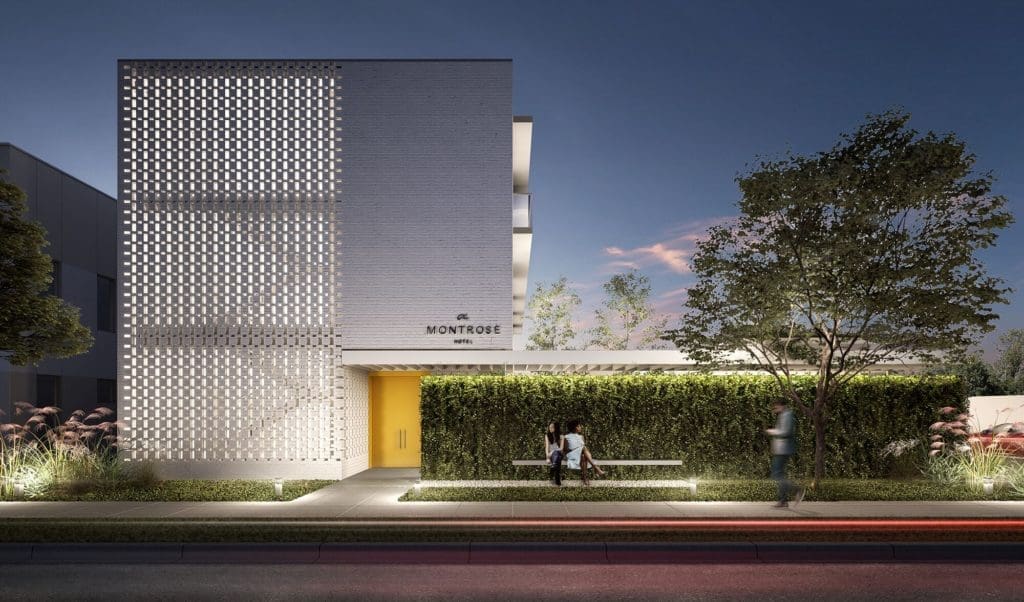 Luxe micro-boutique The Montrose Hotel is scheduled to open on Dunlavy and Westheimer in late 2020. 