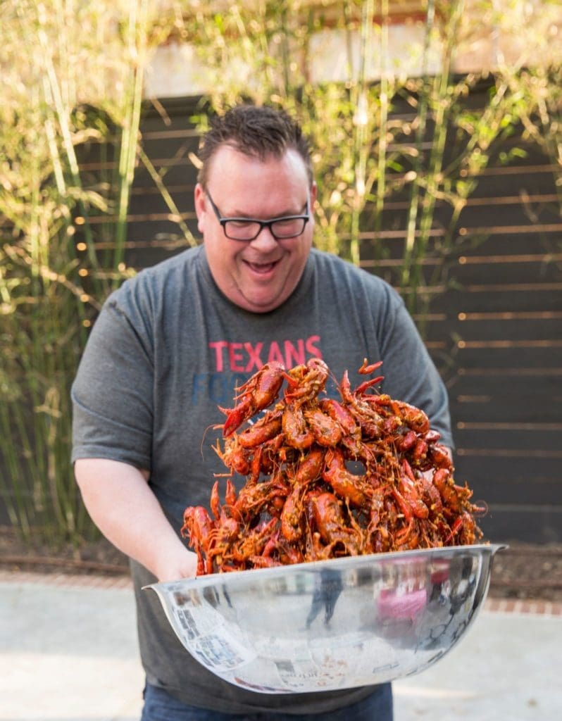 Houston chef Chris Shepherd calls this photo "pure, straight-up happiness."