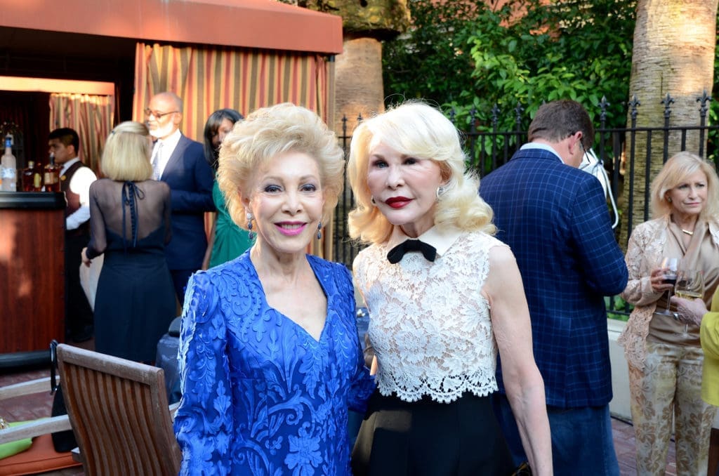 Margaret Alkek Williams, Diane Lokey Farb at the kick off, held at Hotel Granduca, for the American Cancer Society's Corks & Forks fundraiser. (Photo by Roswitha Vogler)