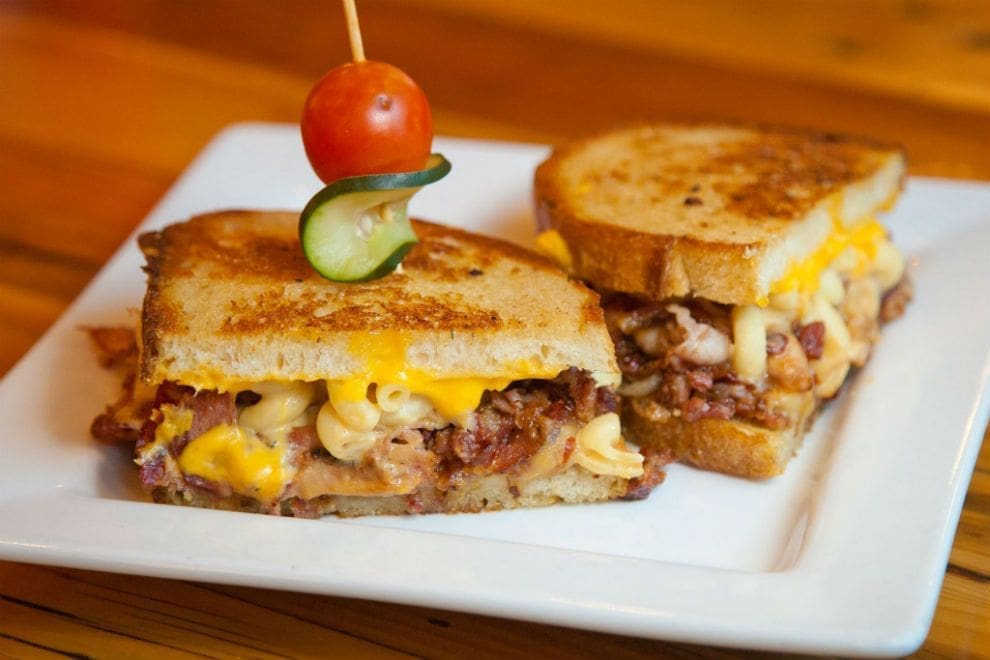 The Grilled Mac 'N Cheese at Dallas Grilled Cheese Co.