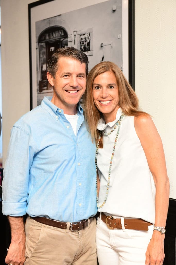 Brit & Kelly Chapman at the opening of B.B. Italia Kitchen & Bar. (Photo by Daniel Ortiz)
