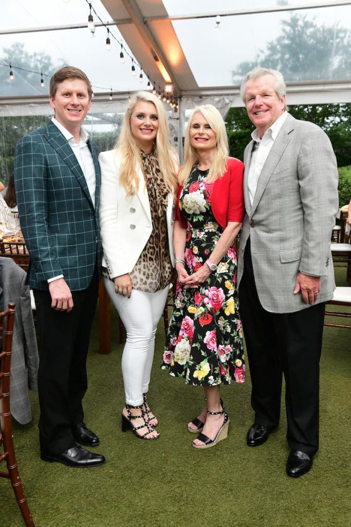 Bill Gutknecht & Christine Falgout, Jo Lynn & Gregg Falgout at the Children's Memorial Hermann event at McGovern Centennial Gardens. (Photo by Daniel Ortiz)