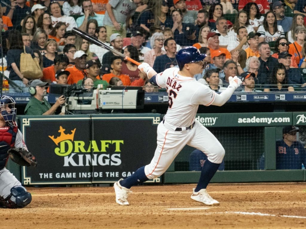 Aledmys Diaz has delivered some big hits for the Astros. (Photo by F. Carter Smith)