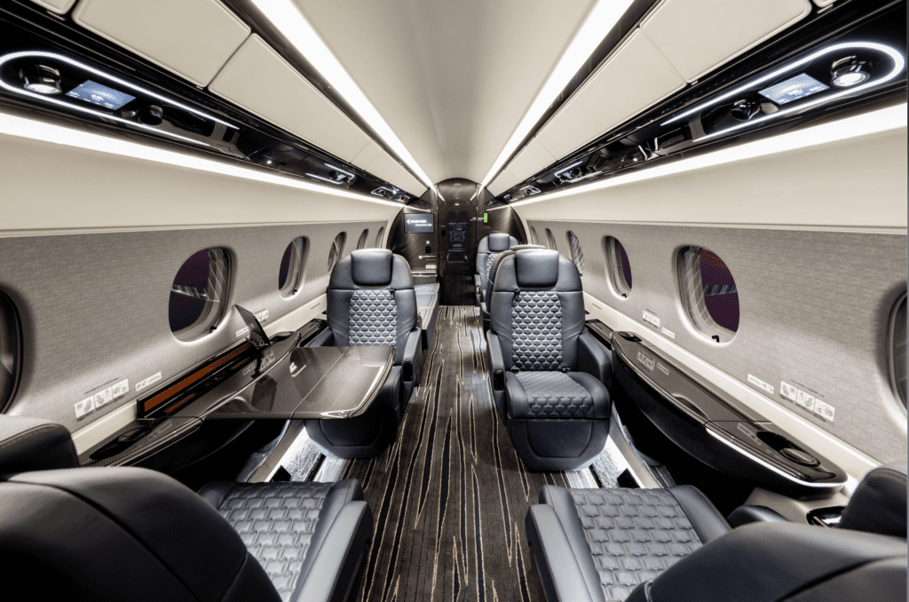 Embraer's plush Ipanema interiors make them an executive's dream.