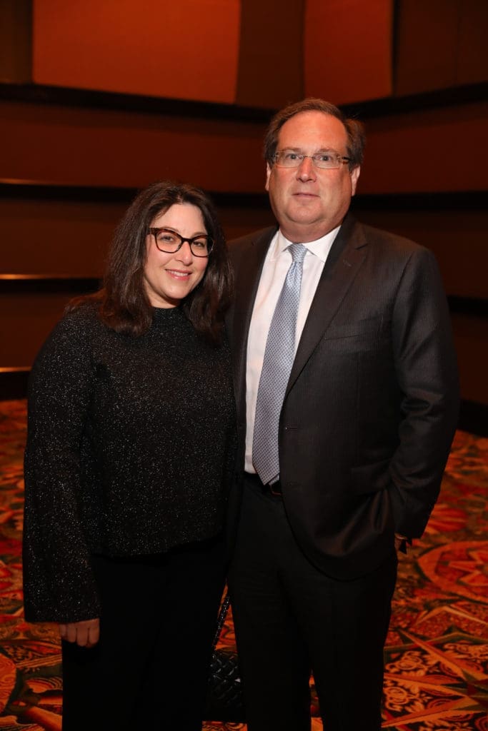 Dr. Riva Collins, Ira Mitzner at the Holocaust Museum Houston LBJ Moral Courage Award dinner. (Photo by Priscilla Dickson)