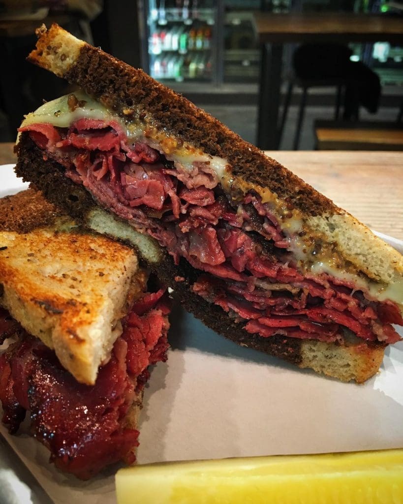 The pastrami sandwich at Goodfriend Package. Courtesy of Goodfriend