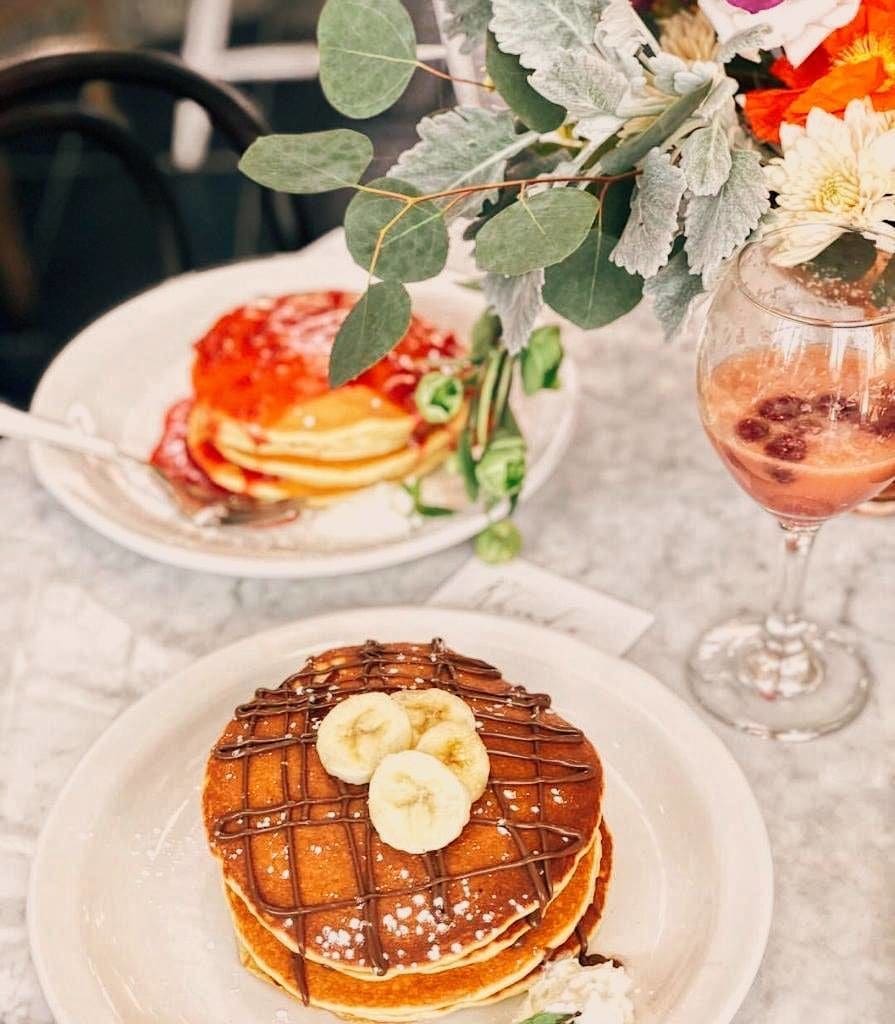 San Martin has all kinds of pancakes and sangrias for brunch. 