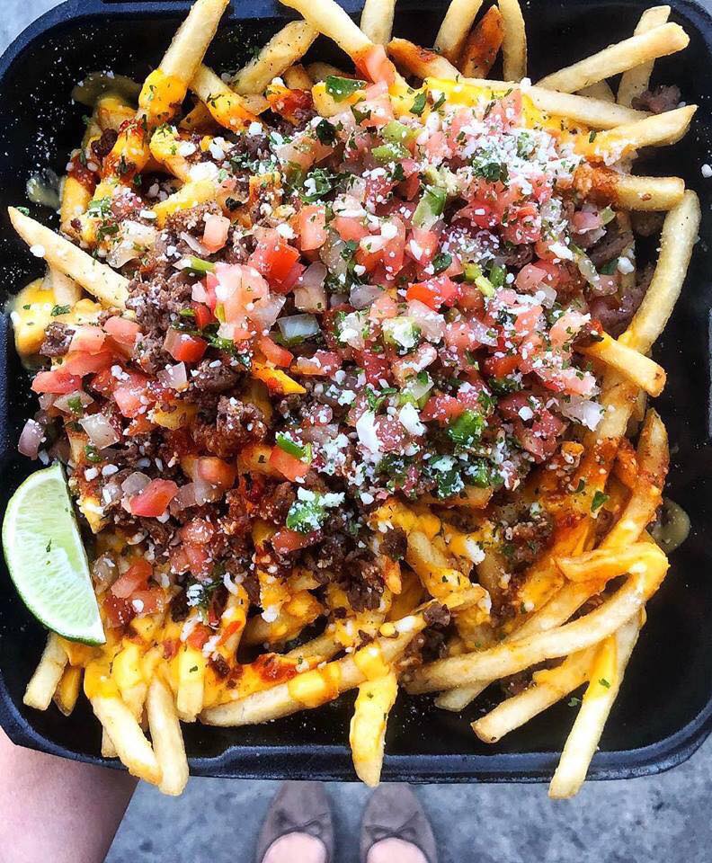 Carne Asada cheese fries at Zero Degrees. Courtesy of Zero Degrees