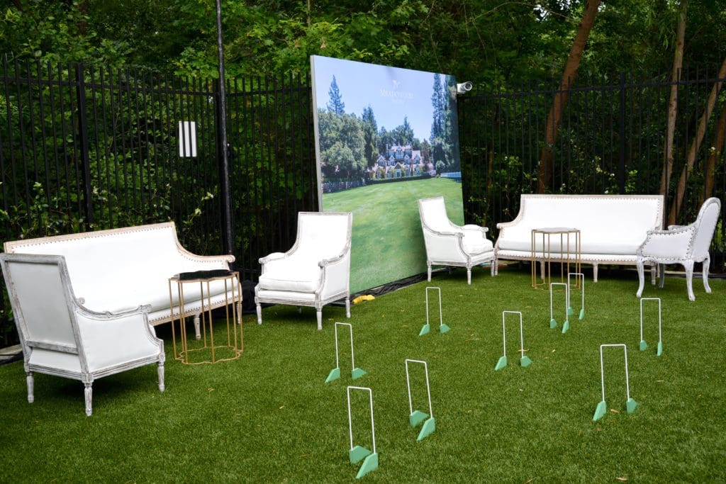 Meadowood of Napa Valley provided the glamorous croquet set up for the Theorem Wine release party. (Photo by Al Torres Photography)