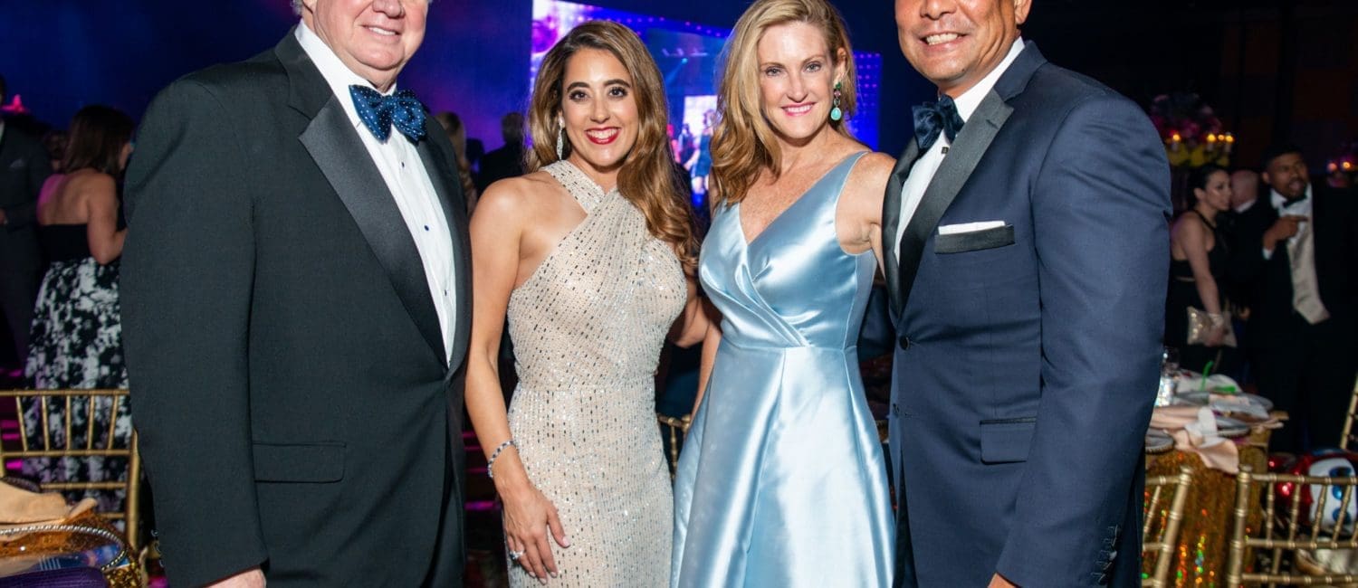 Paul & Kristina Somerville, Stephanie & Frank Tsuru at the Memorial Hermann Circle of Life Gala at the Hilton Americas Houston. (Photo by Michelle Watson)